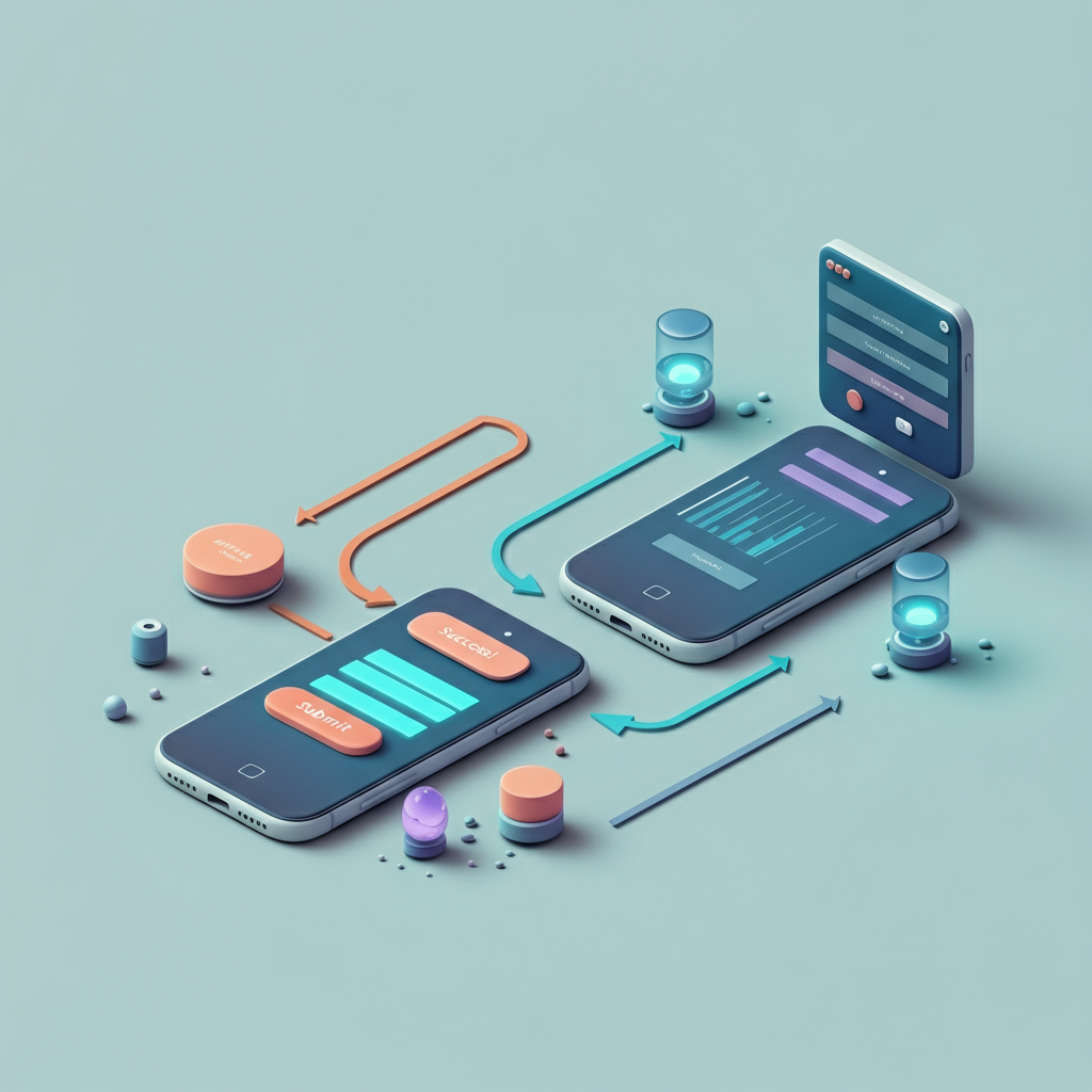 Schéma illustrant la différence entre une micro-interaction simple et une micro-interaction contextuelle (basée sur la donnée utilisateur).